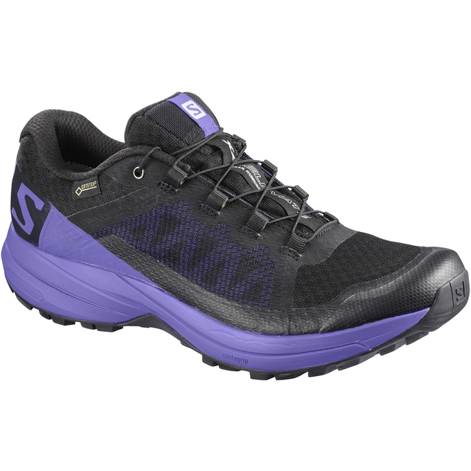 SALOMON XA ELEVATE GTX® W Philippines - Women's Trail Running Shoes - Black/Blue | 628154-ZFH